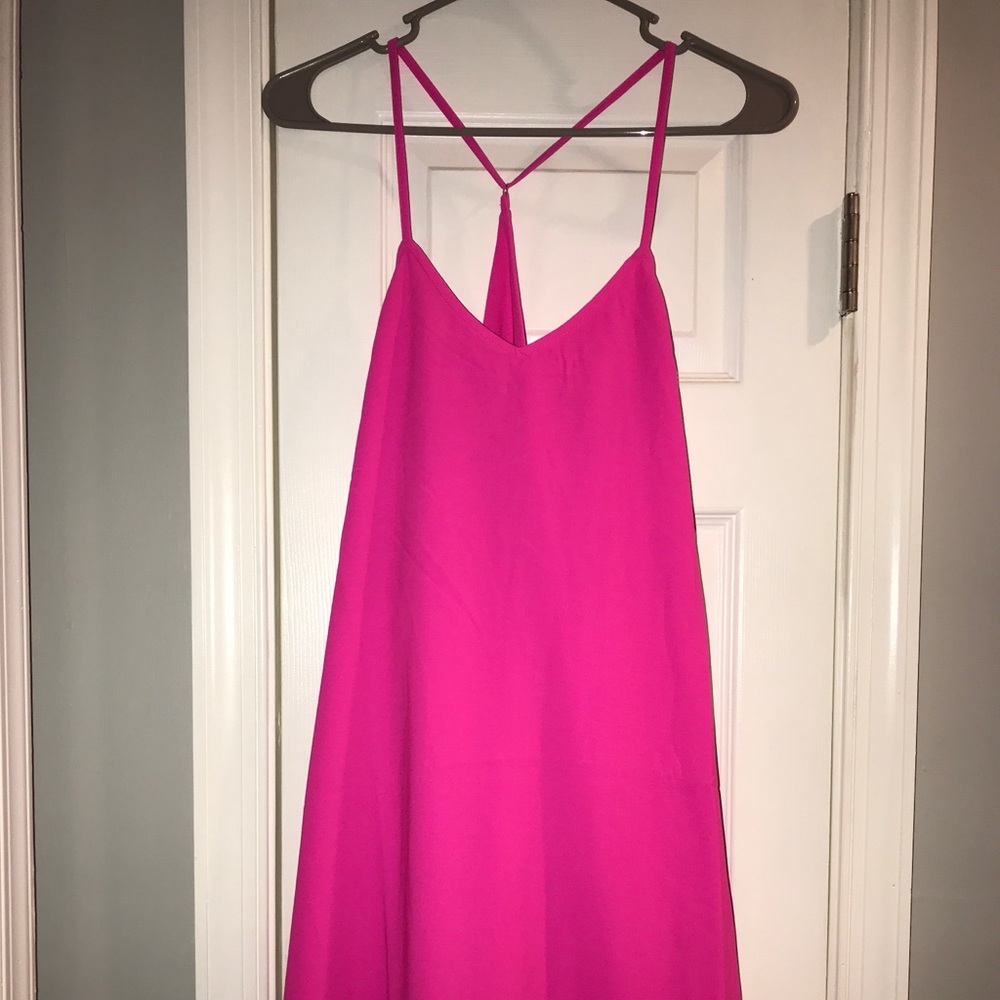 Magenta/ hot pink dress
